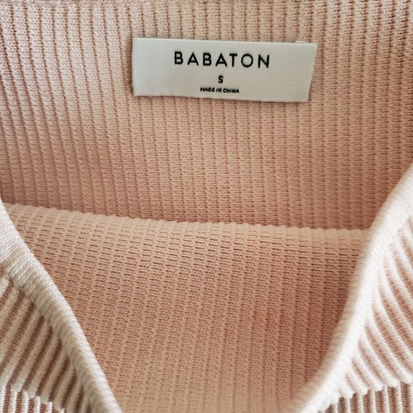 Aritzia Babaton Sculpt Knit Tank (Pink) - Picture 2 of 4